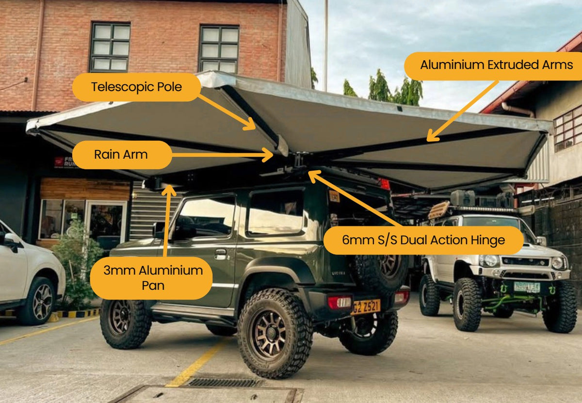 Quick Pitch 270' Offroad Awning 2M