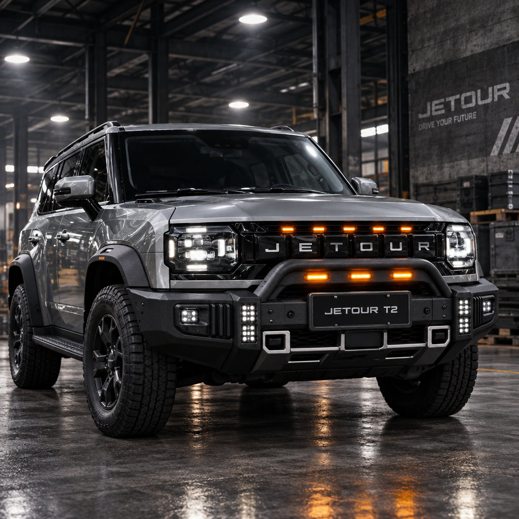 Jetour T2 (25-On) Front Bumper LED Brush Guard Bull Bar