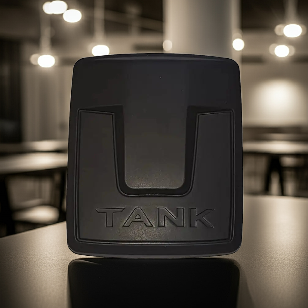 GWM Tank 300 Badge cover matt black