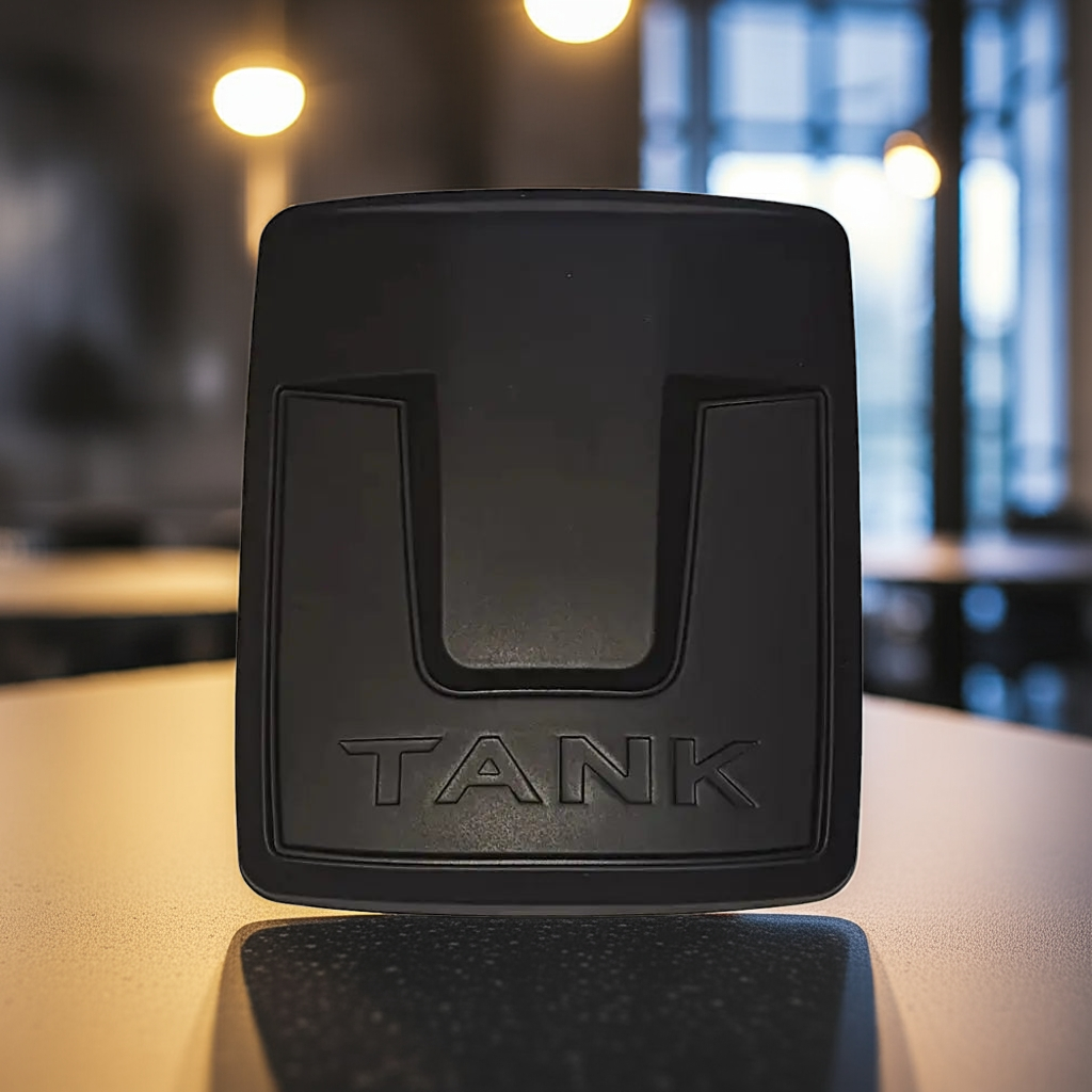 GWM Tank 300 Badge cover matt black