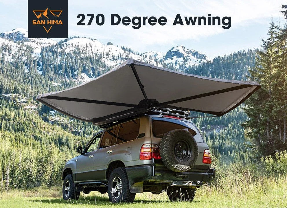 270 Degree Free-Standing Awning 600D Double-Ripstop Oxford 4X4 UPF50+