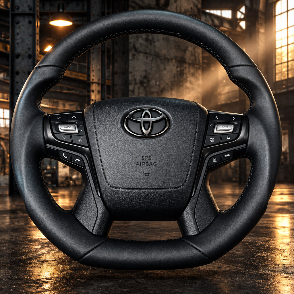 Toyota VX200 Full Leather Black Steering Wheel