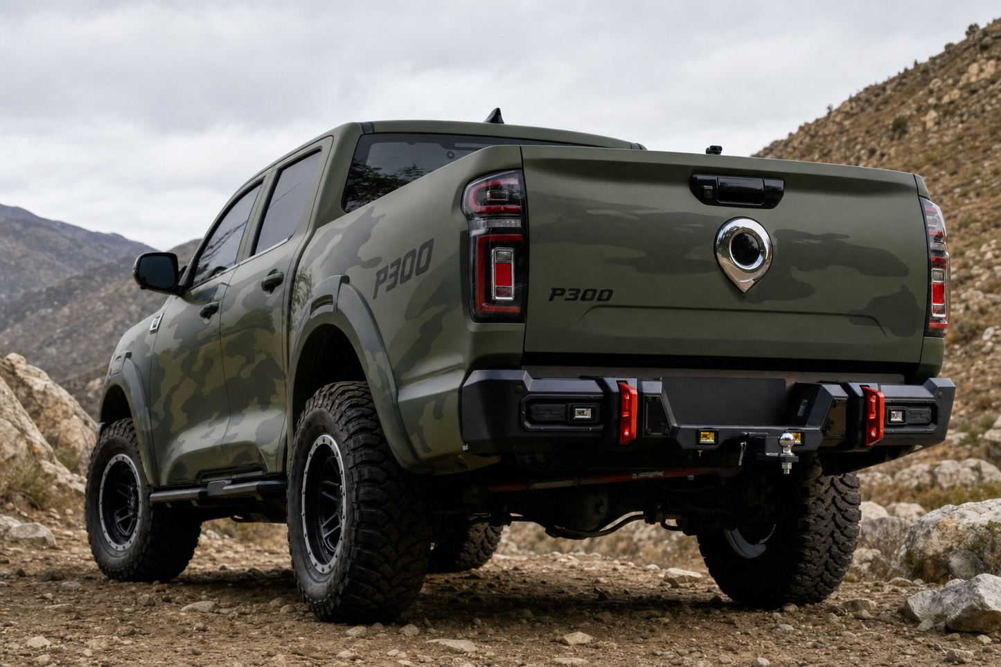 GWM P300 Rapter Steel Rear Bumper Bar