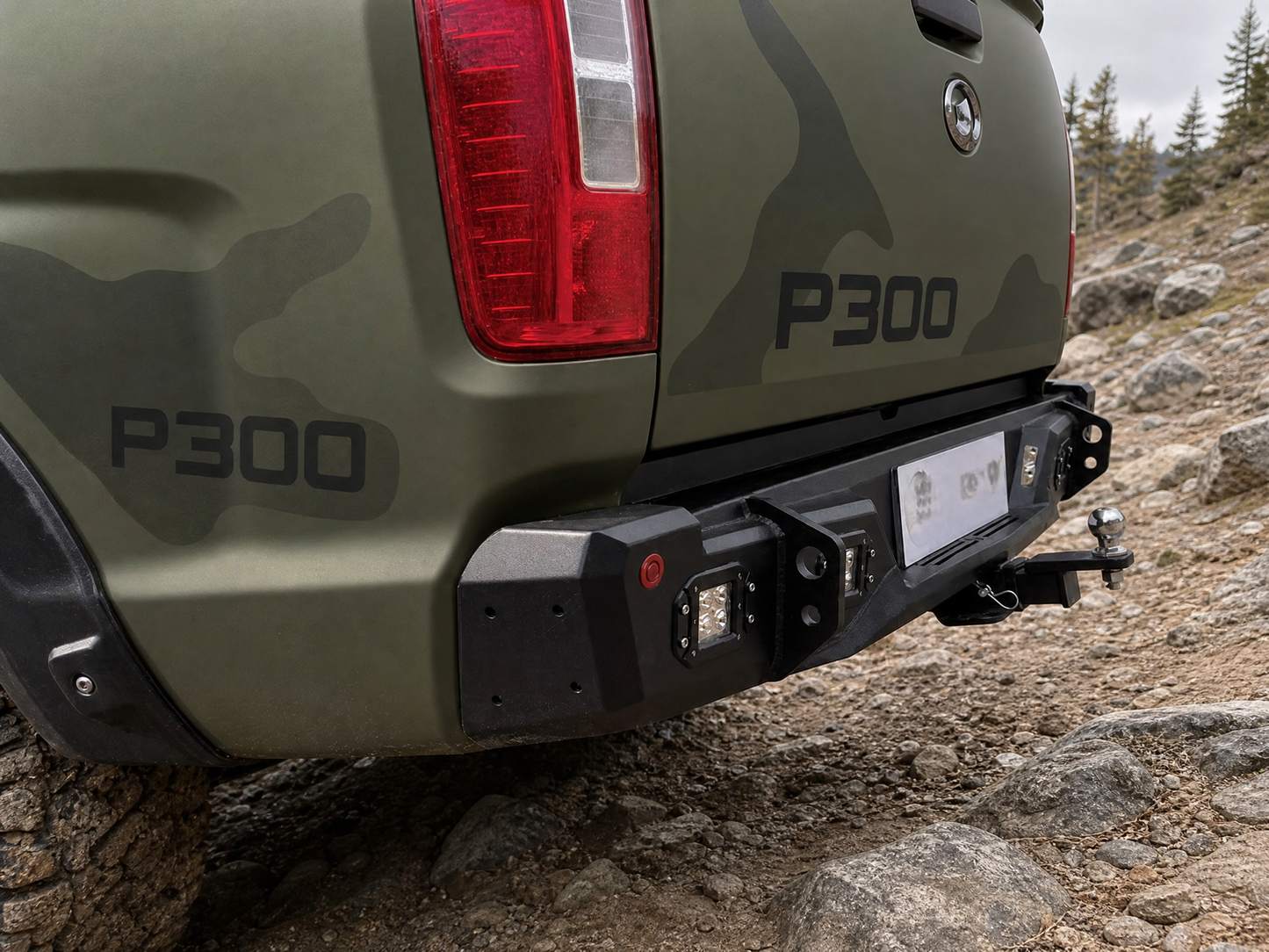 GWM P300 TITAN Steel Rear Bumper Bar