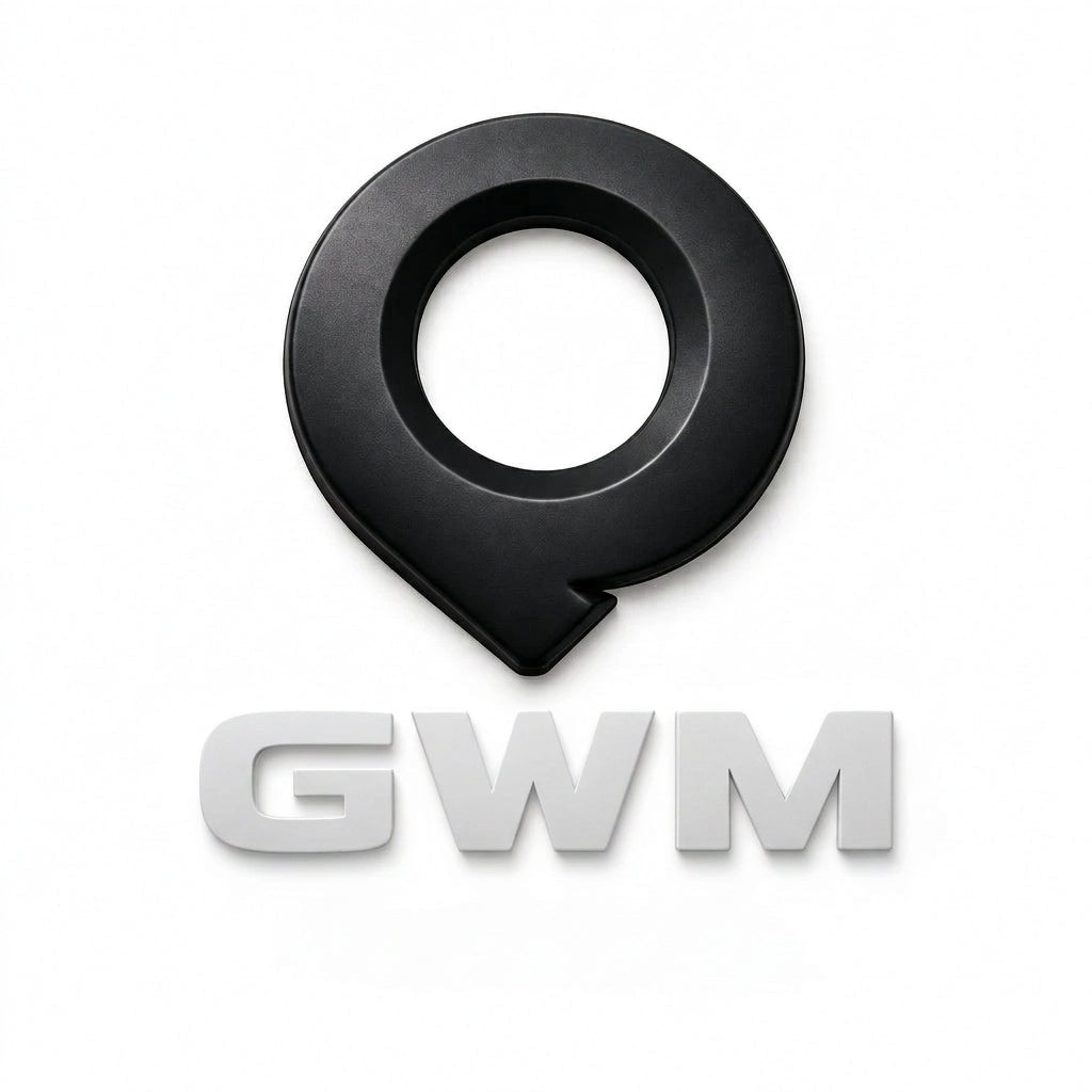 GWM P300 Matte Black-Out Logo Badge | Exterior Emblem Upgrade