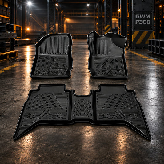 GWM P300 3D TPE Floor Mats | Heavy Duty All-Weather Mats