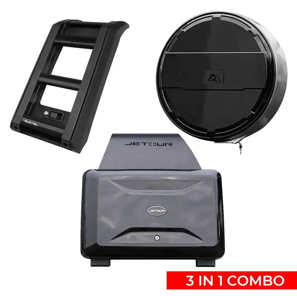 Jetour T2 Ladder, Wheel Cover and Side Box