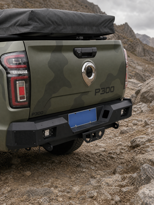 GWM P300 Achilles Steel Rear Bumper Bar