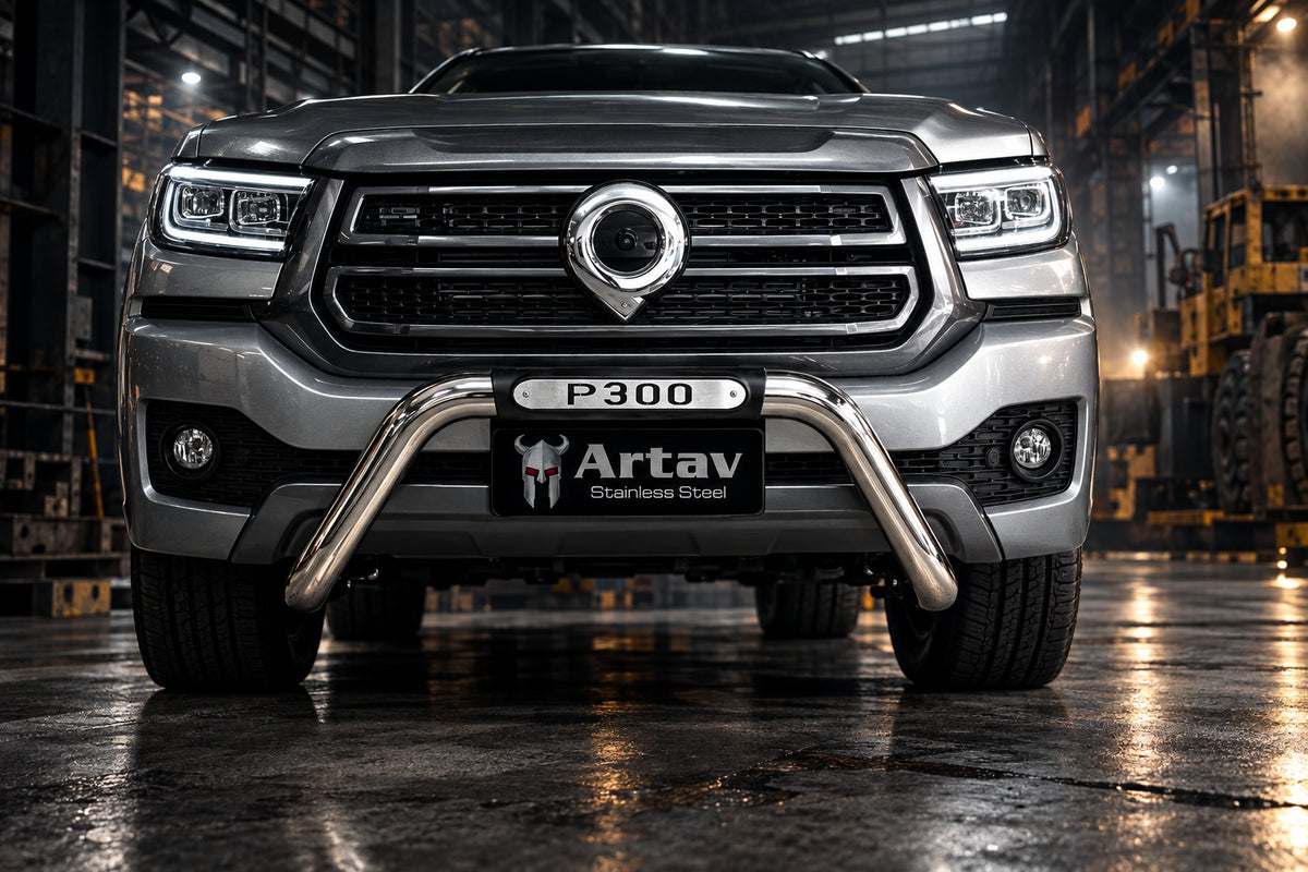 GWM P300 Matte Black-Out Logo Badge | Exterior Emblem Upgrade