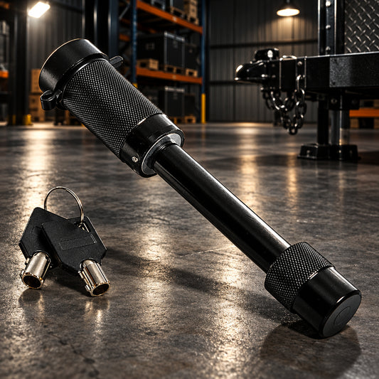 Trailer anti-theft lock - black