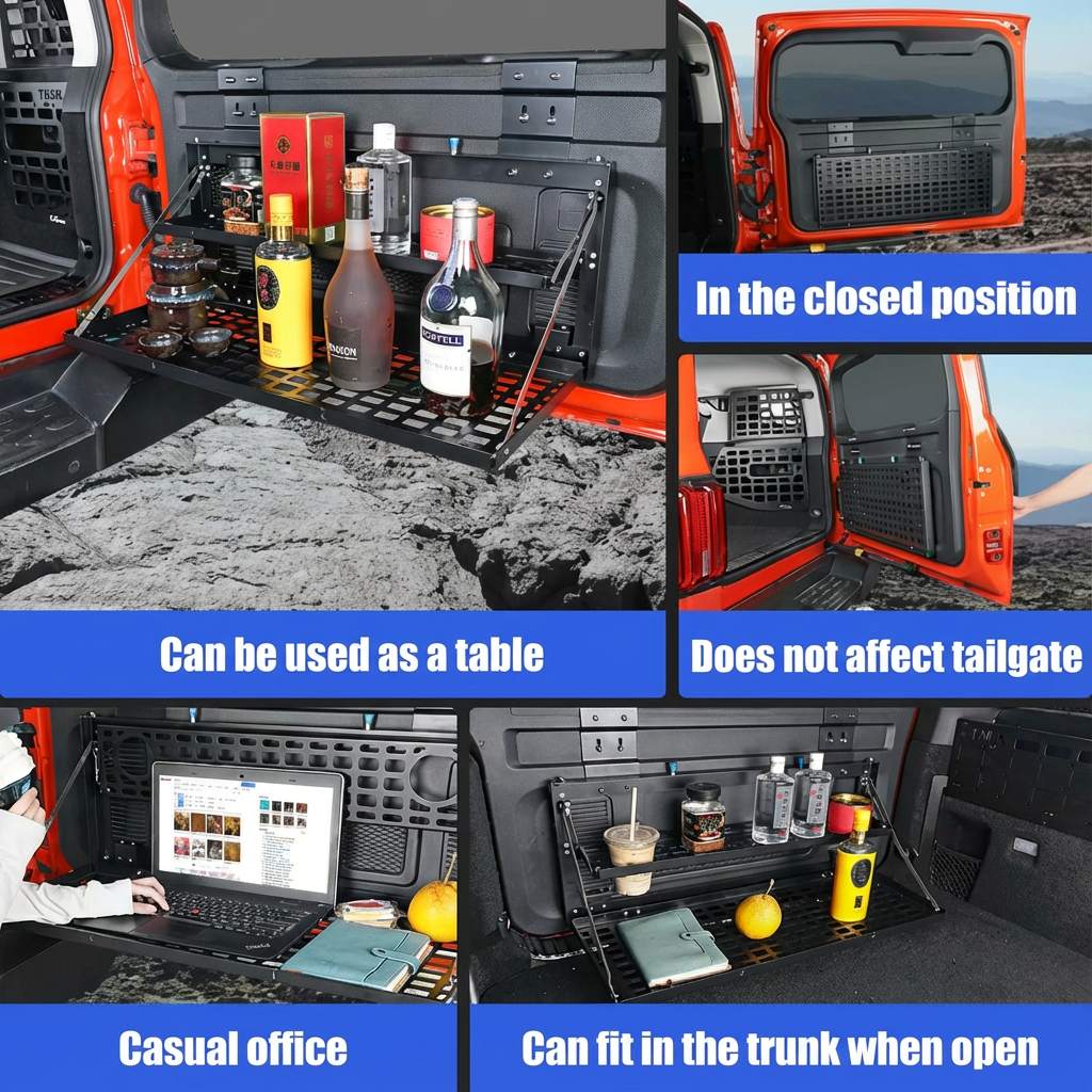 Alloy Folding Tailgate Table for Tank 300 Double