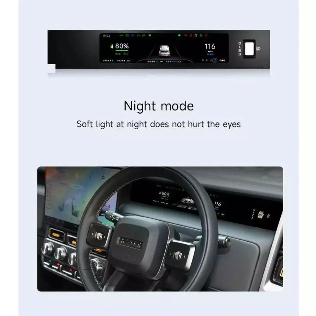 iCAUR V23 - 11.26" HD LCD Digital Instrument Cluster Display